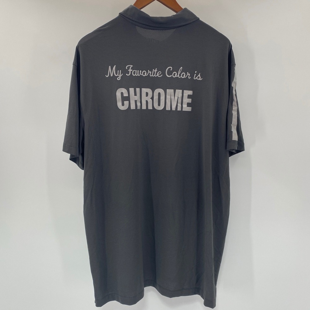 Duluth Polo Mens Extra Large Black Chrome Graphic - Picture 3 of 11